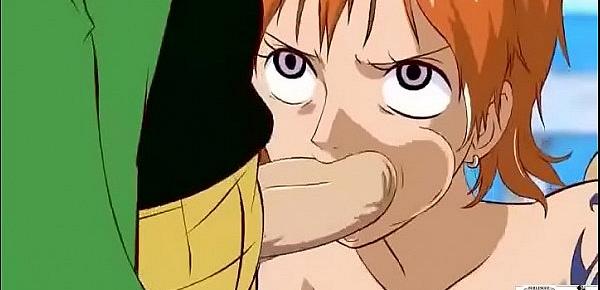  ONE PIECE Nami and Johnny Yosaku One Piece Animated Hentai